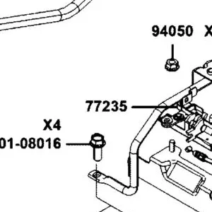 77235-AGJ5-E00 CATCH COMP.. SEA — diagram cutout
