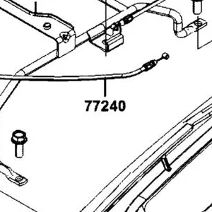 77240-AGJ5-E00 CABLE ASSY.. SEAT LOCK — diagram cutout