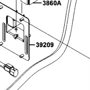 39209-AGJ5-E00 STAY ECU — diagram cutout
