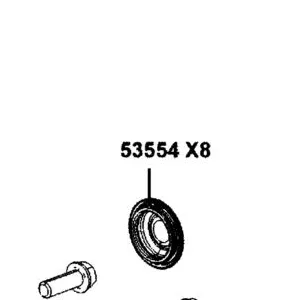53554-AGJ5-E00 CAP,TILTING ARM — diagram cutout