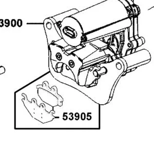 53905-AGJ5-305 PAD SET — diagram cutout