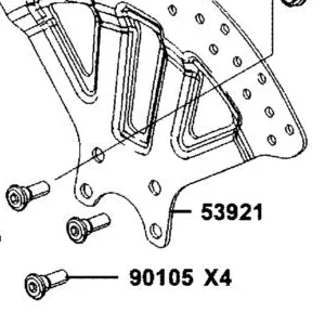 90105-KCR3-010 BOLT FR DISK 8X24 — diagram cutout