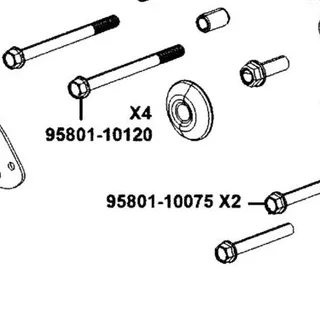 95801-10075-06 BOLT FLANGE 10x75 — diagram cutout