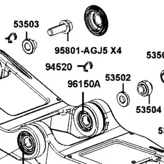 95801-AGJ5-E00 BOLT FLANGE 12X35 — diagram cutout