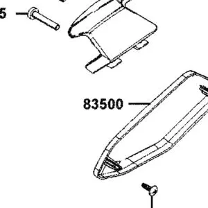 83500-AGJ5-E00-N1R COVER B R BODY (Black) — diagram cutout