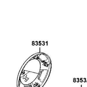 83531-AGJ5-E00-JHP LID R, BOARD — diagram cutout
