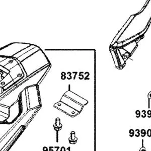 83752-AGJ5-E00 PLATE A, RR. CENTER — diagram cutout