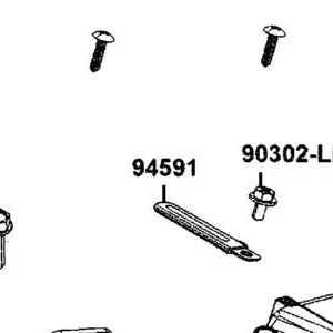 94591-KEBE-900 CLIP 2X71 — diagram cutout