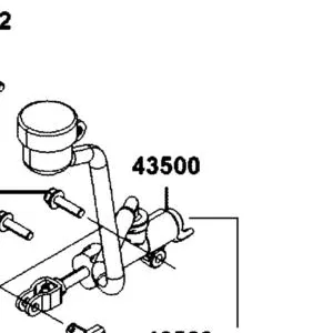 43500-AGJ5-E01 M/C ASSY, PEDAL — diagram cutout