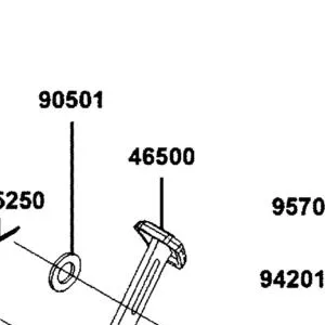 46500-AGJ5-E00 PEDAL COMP, BRAKE — diagram cutout