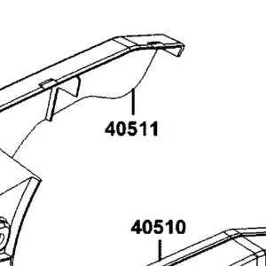 40511-AGJ5-E00-N1R COVER UP B (Black) — diagram cutout