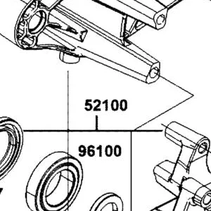 52100-AGJ5-E00-T03 FORK ASSY, RR L/H — diagram cutout