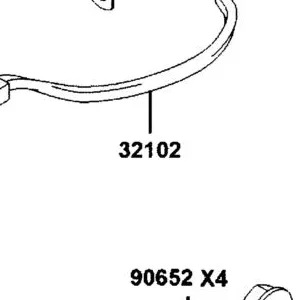 32102-AGJ5-M30 SUB HARNESS WIRE,FR WINKER — diagram cutout