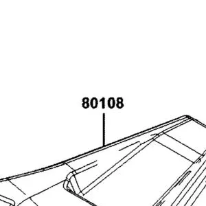 80108-AGJ5-E00-N1R FENDER B,REAR (Black) — diagram cutout