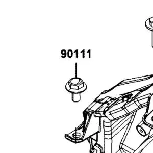 90111-LEB1-910 BOLT FLANGE 6X12 — diagram cutout