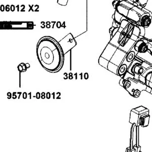 38110-AGJ5-E00 HORN COMP — diagram cutout