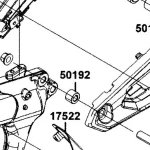 50192-AGJ5-E00 COLLAR,ENG MOUNTING — diagram cutout