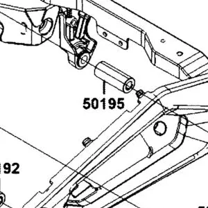50195-AGJ5-E00 COLLAR,ENG MOUNTING — diagram cutout
