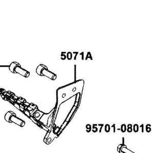 5071A-AGJ5-E00 BAR ASSY. R,PILLION STEP — diagram cutout