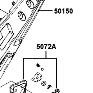 5072A-AGJ5-E00 BAR ASSY. L,PILLION STEP — diagram cutout