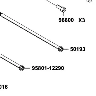 95801-12290-06 BOLT FLANGE 12X290 — diagram cutout