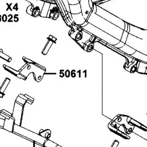50611-AGJ5-E00 FR. BRKT R., FLOOR PANEL — diagram cutout