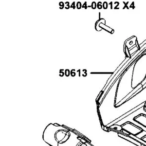 50613-AGJ5-E00 COVER,UNDER — diagram cutout