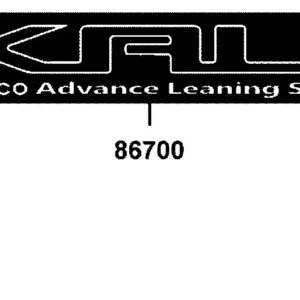 86700-AGJ5-E00-T01 STRIPE LOGO KLAS — diagram cutout