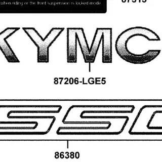 87206-LGE5-E00-T01 EMB MARK KYMCO — diagram cutout