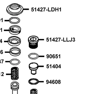 51427-LDH1-E00 DUST SEAL — diagram cutout