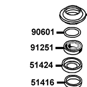 90601-LLJ3-E00 OIL SEAL STOPPER RING — diagram cutout