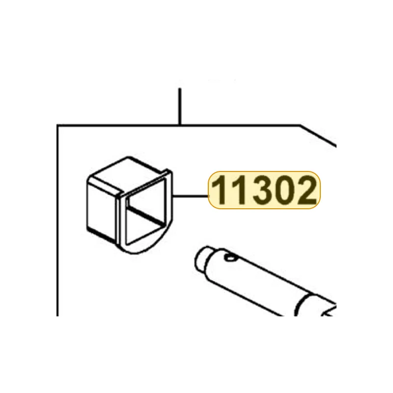 11302-LAC5-900 RUBBER — diagram cutout