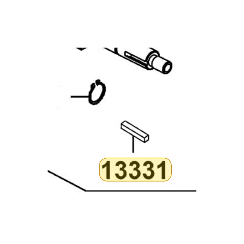 13331-LAC5-900 KEY 4.8X4.8X40 — diagram cutout