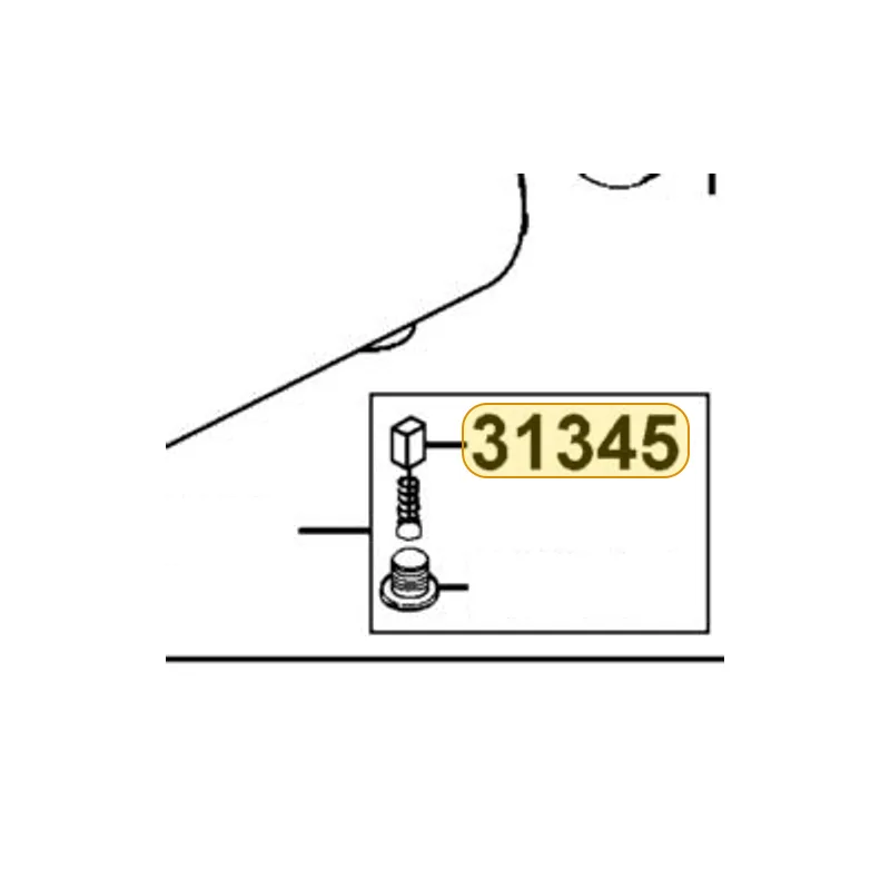 31345-LAC5-305 BRUSH — diagram cutout