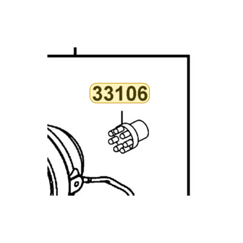 33106-AAH6-E20 LED LAMP HEAD LIGHT — diagram cutout