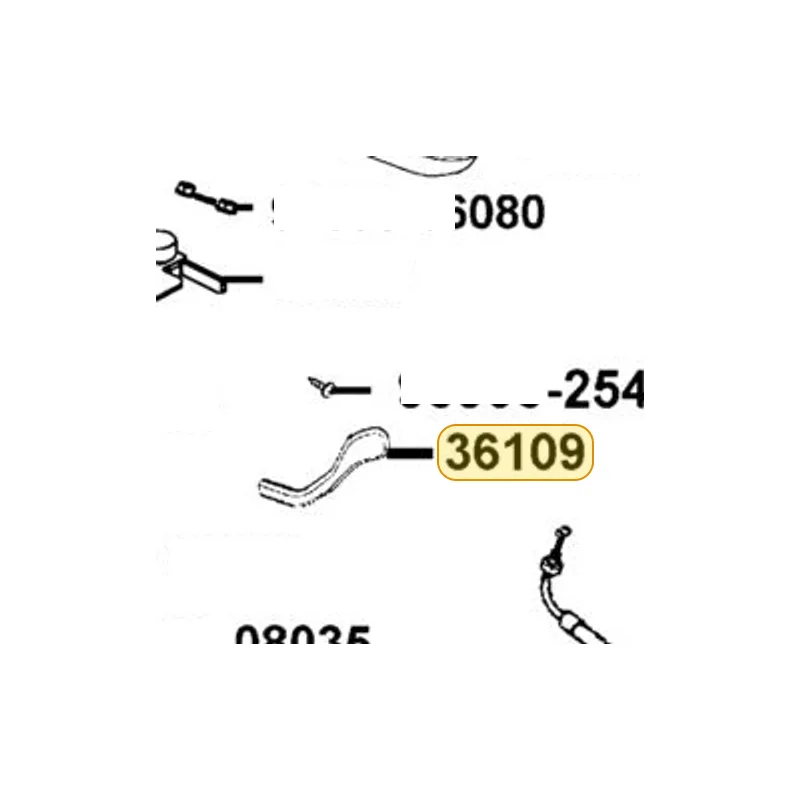 36109-LBE1-900 LEVER LH SPEED THROTTLE — diagram cutout