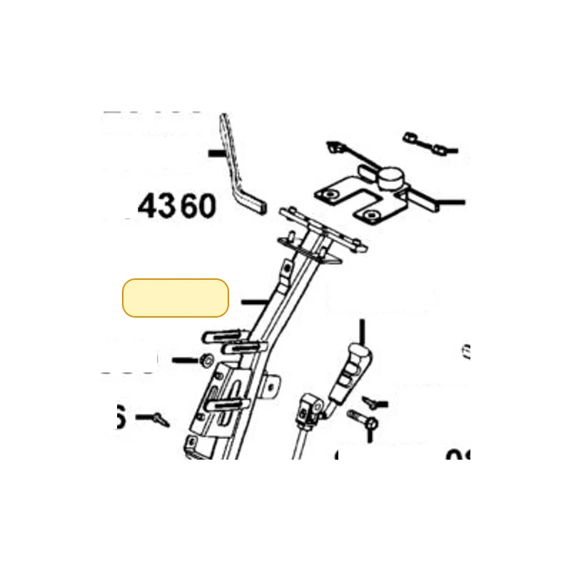 53100-LED4-900 HANDLE COMP TILLET — diagram cutout