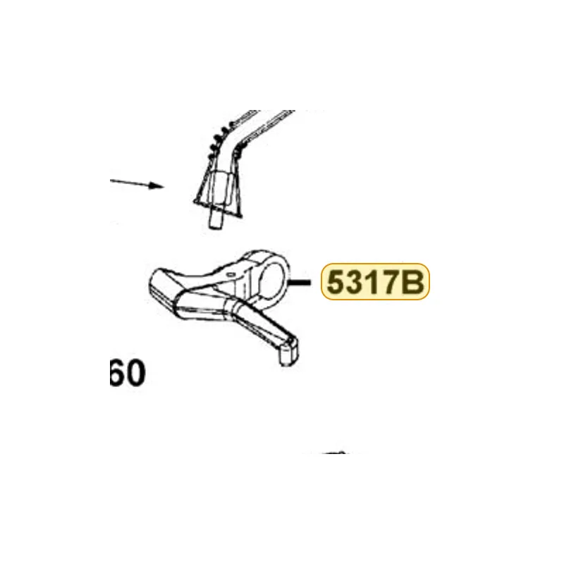 5317B-LED4-900 LEVER ASSY HANDLE LH — diagram cutout