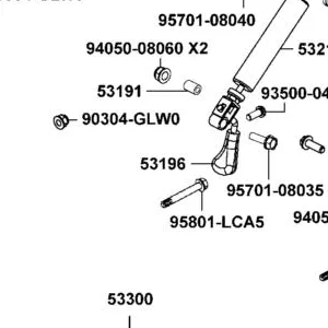 53196-LAC5-900 GRIP ADJUSTER — diagram cutout