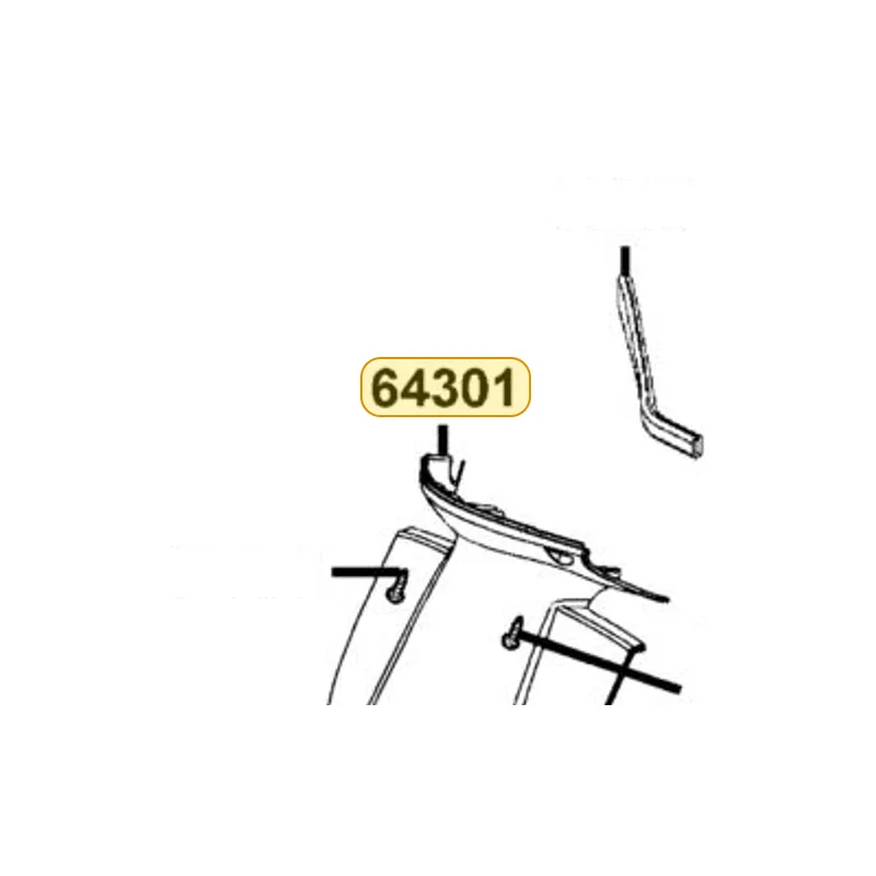 64301-LED4-800-N8P COVER.FRONT (Bright Silver) — diagram cutout
