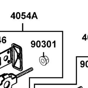 90301-4C73-004 NUT U 6MM — diagram cutout