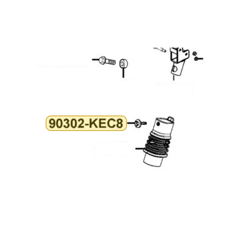 90302-KEC8-910 BOLT PAN 5*9 — diagram cutout