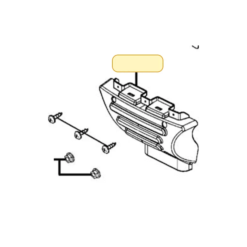 64302-AAH6-E00-N1R BUMPER FR (Black) — diagram cutout