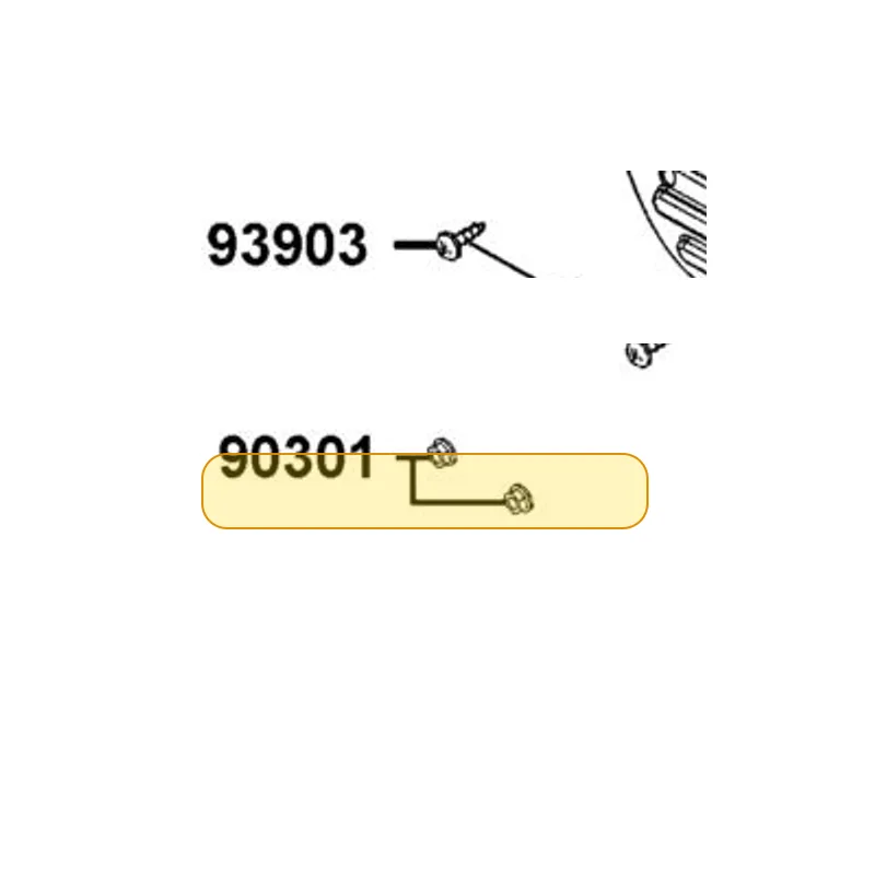 90301-LAC5-001 NUT 6MM OPENSTAY — diagram cutout