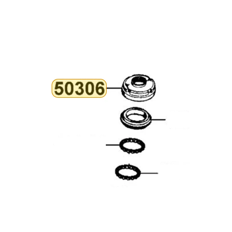 50306-LDB4-001 NUT STRG STEM LOCK — diagram cutout