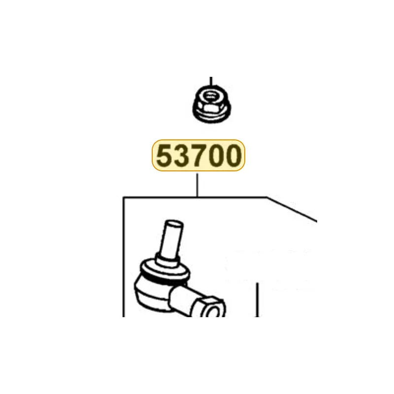 53700-LAC5-700 ROD ASSY STEERING/Long — diagram cutout