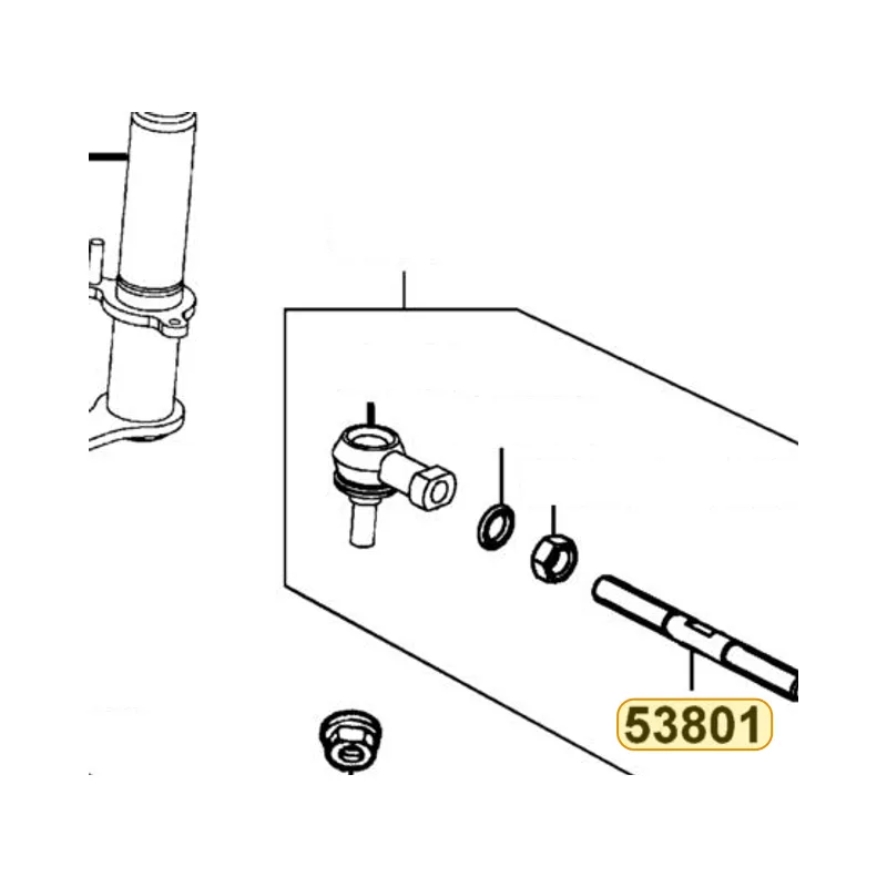 53801-LAC5-700 ROD COMP STEERING — diagram cutout