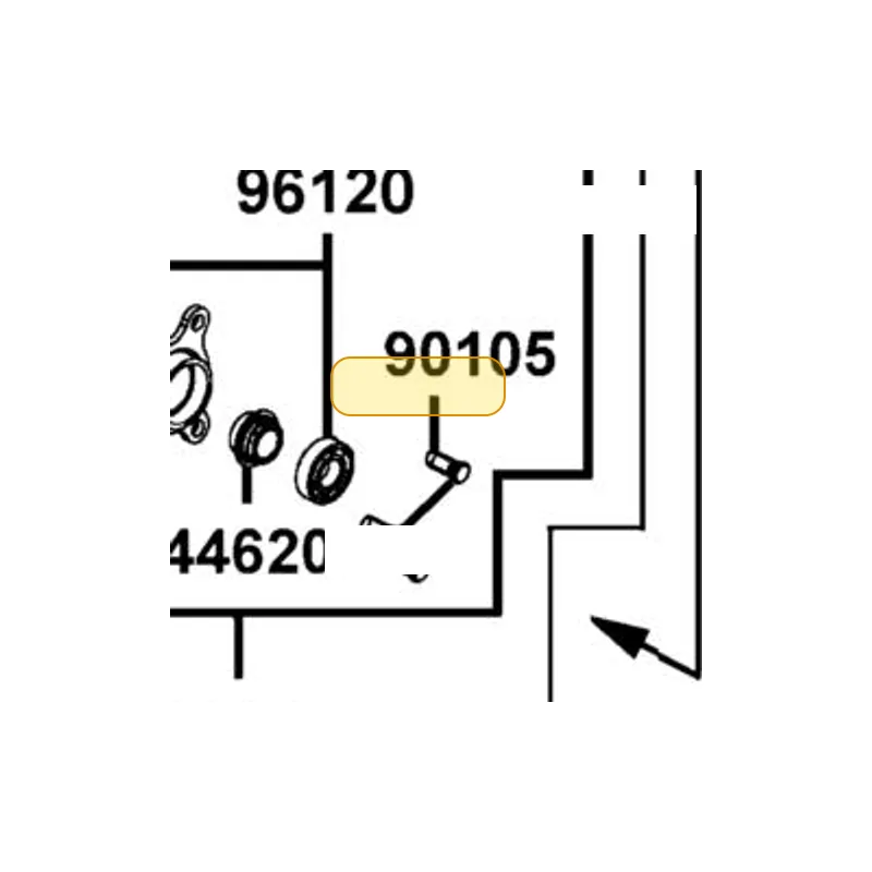 44620-LAC5-900 DIST COLLAR — diagram cutout