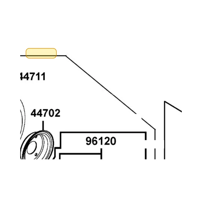 44711-LAC5-920 TIRE FR (3.00-4 K462-001) — diagram cutout
