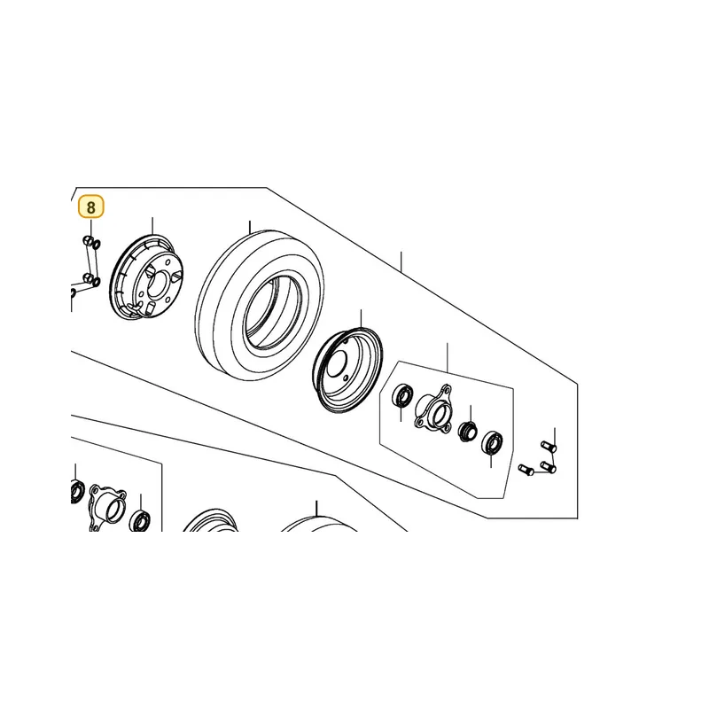 94021-08000-0SG NUT HEX CAP 8MM — diagram cutout